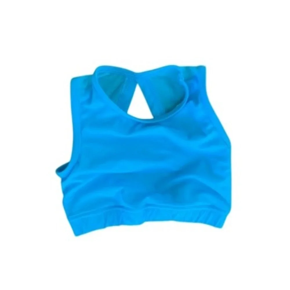 Kids Gymnastics‎ Leotards Bundle 3pc Rainbow Purple Blue Athletic Wear Size M